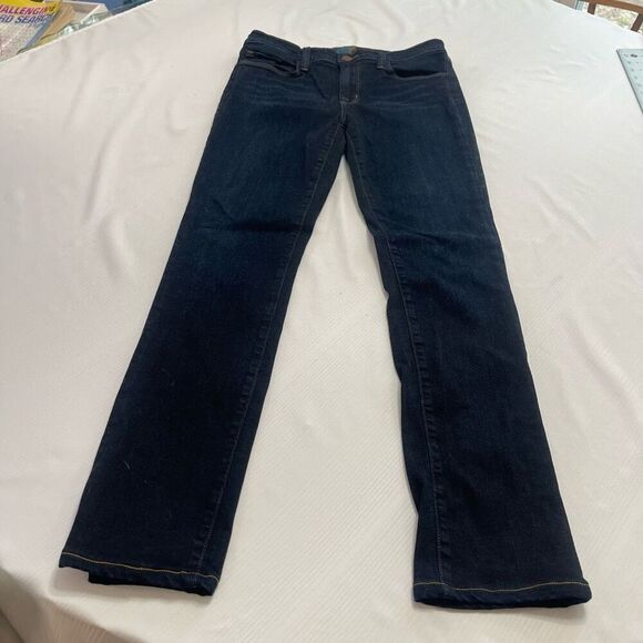 J Brand Mid Rise Rail Eminence Skinny Denim Jeans Size 28 - Picture 1 of 10
